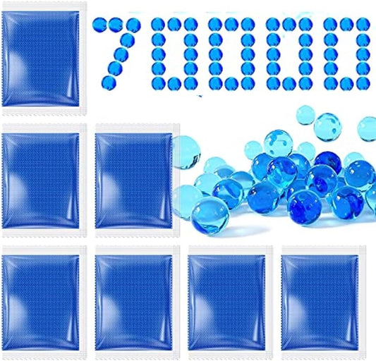 Gel Blaster Ammo 70,000 Bullets - Blue - 7 to 8 mm