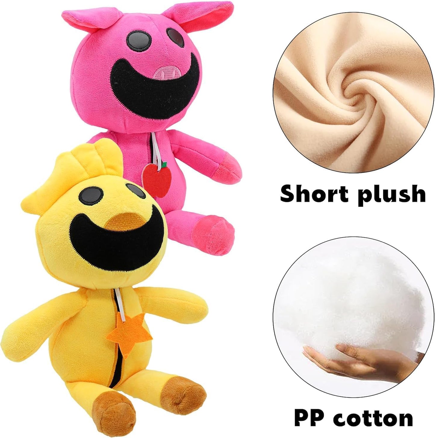 Smiling Critters Plush Set of 8 Stuffed Toys