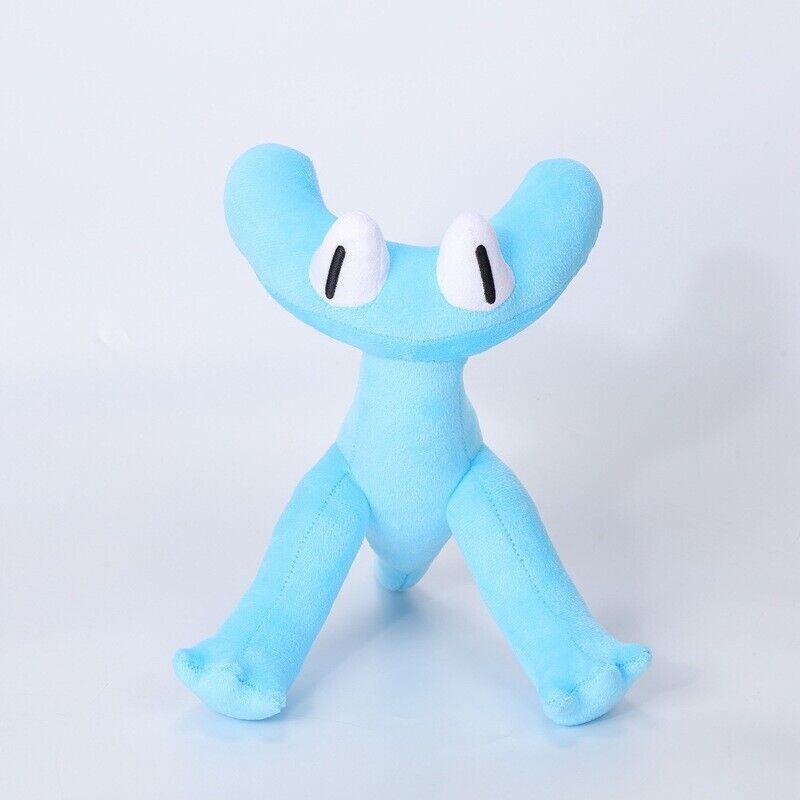 Cyan Rainbow Friends Plush Teddy Toy