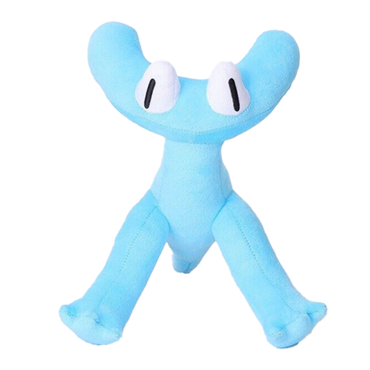 Cyan Rainbow Friends Plush Teddy Toy
