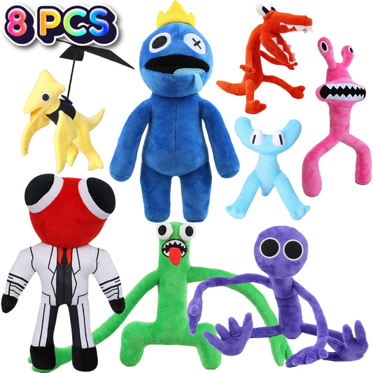 Rainbow Friends Set of 8 Plush Toy