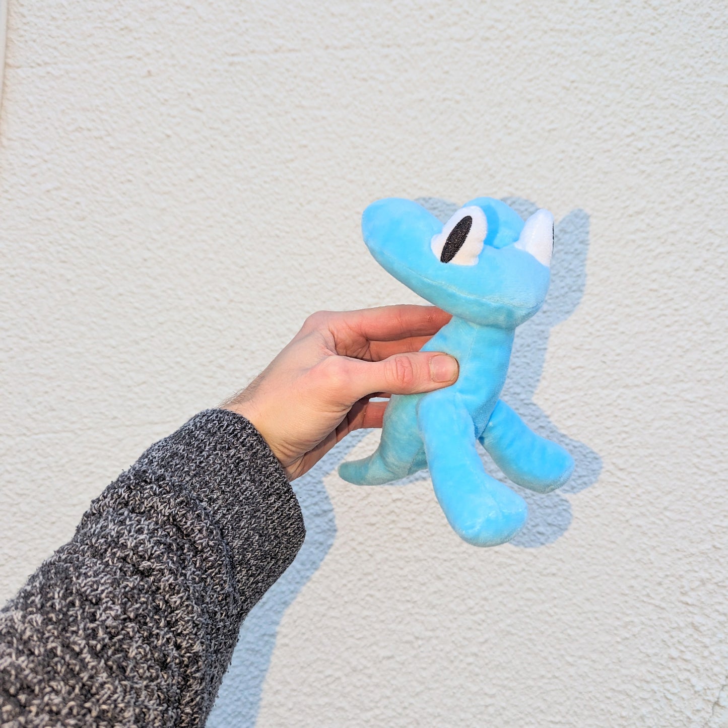 Cyan Rainbow Friends Plush Teddy Toy