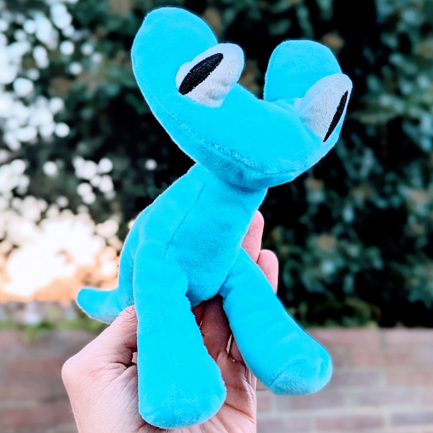 Cyan Rainbow Friends Plush Teddy Toy
