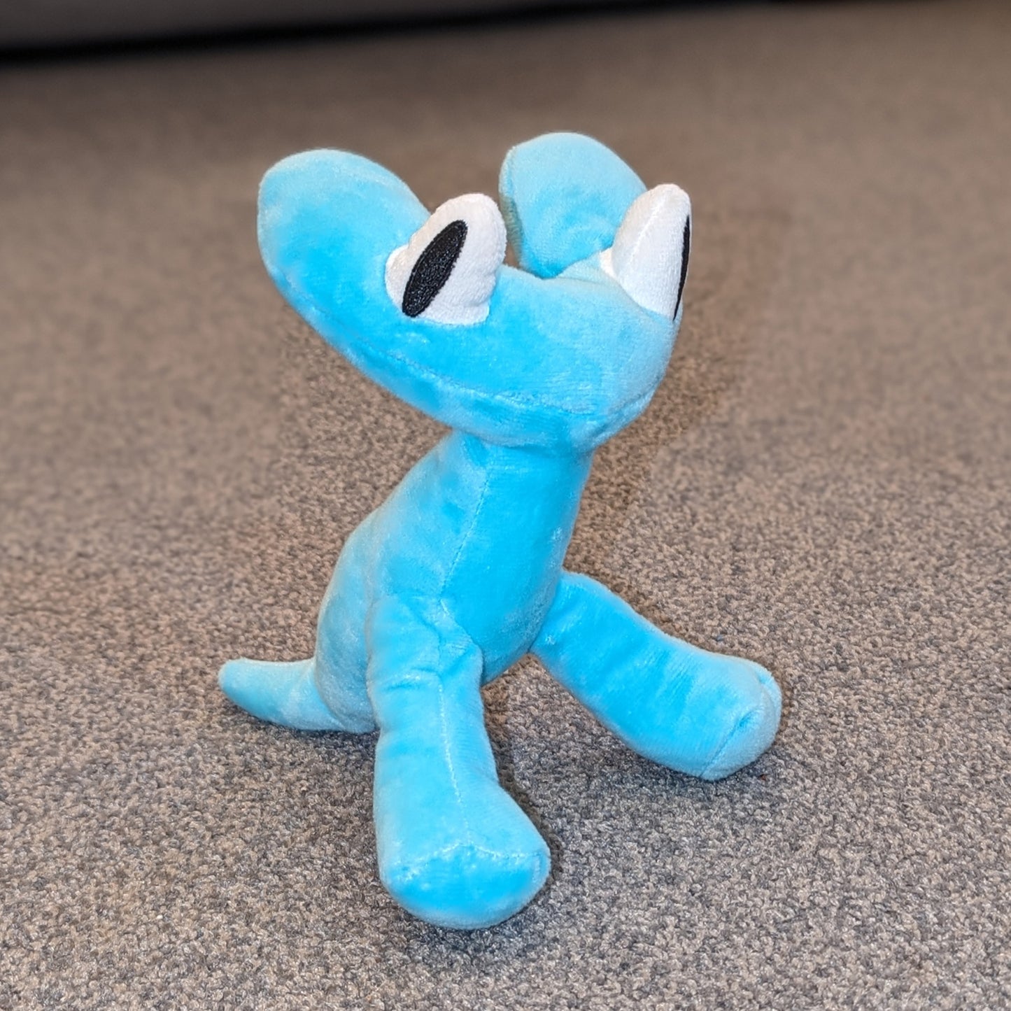 Cyan Rainbow Friends Plush Teddy Toy