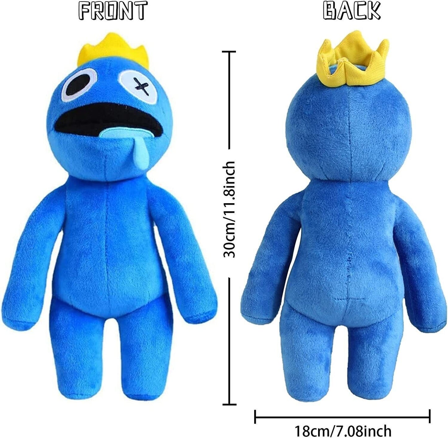 Rainbow Friends Blue Plush